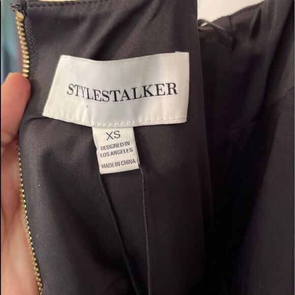 STYLESTALKER Lillian High-Low Black Dress.Size XS - Picture 9 of 11